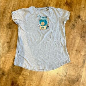 Under Armour Kids Gray T-Shirt with Fun Graphic